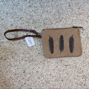 Rustic Fabric Wristlet